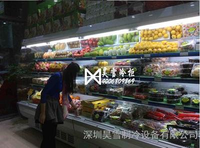 广西桂林哪里卖水果风幕柜/饮料冷柜？优选深圳昊雪冷柜厂家
